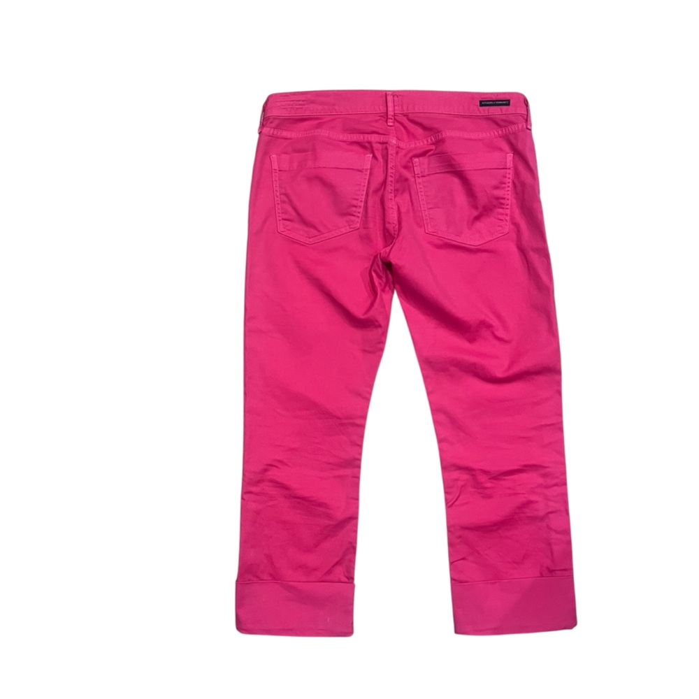 Citizens Of Humanity Pink Dani Cropped Straight Leg Pants Size‎ 31